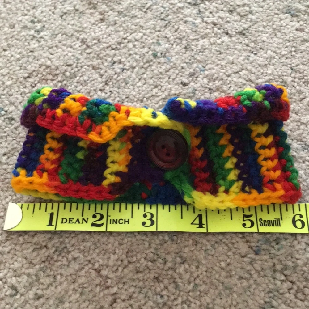 HAND CRAFTED Small Pet Cowl Crochet Colorful